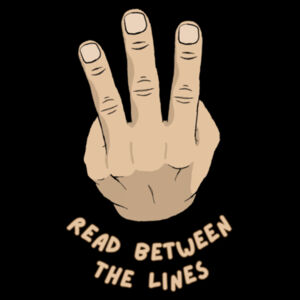 Read between the lines - AS Colour Women's Relax Crop Crew Design