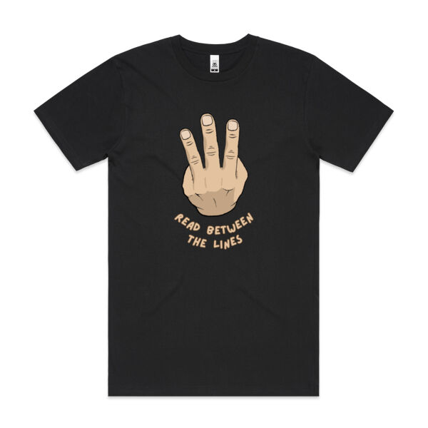 Read between the lines - AS Colour Mens Block T shirt Thumbnail
